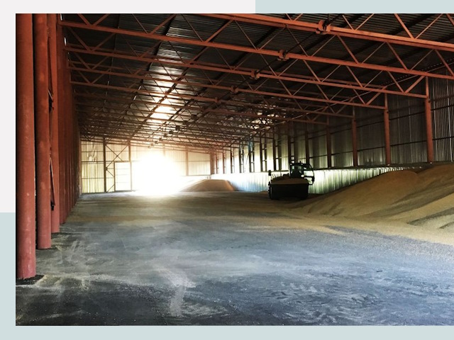 Строительство зернохранилищ в Биробиджане