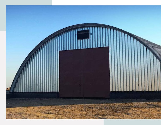 Арочные ангары в Биробиджане