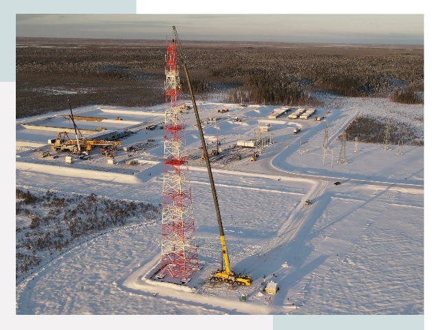 Мачты связи в Биробиджане