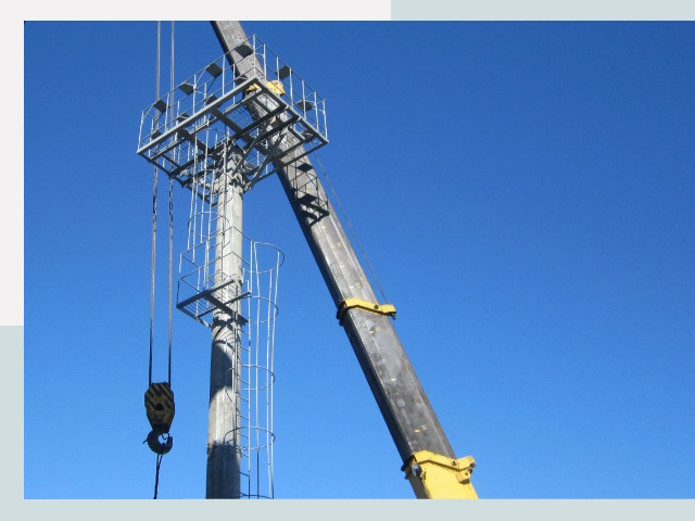 Монтаж осветительных мачт в Биробиджан от 608 руб.