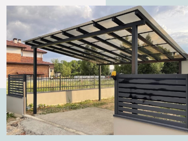 Металлические навесы в Биробиджан от 608 руб. за м²