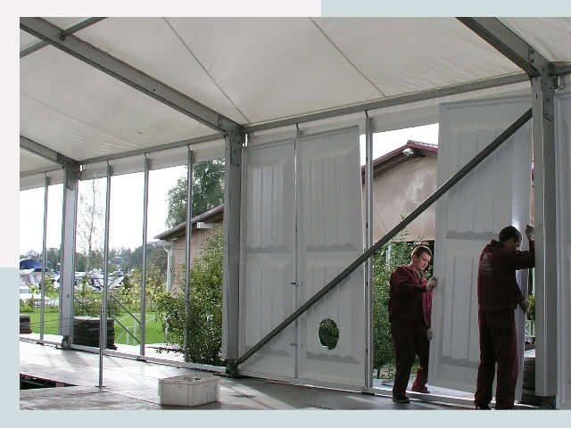 Быстро сборные шатры в Биробиджан от 608 руб. за м²