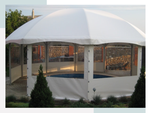 Тентовые павильоны в Биробиджане