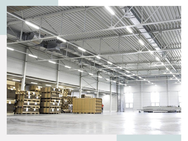 Освещение ангаров в Биробиджане