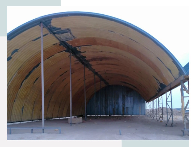 Реконструкция ангаров в Биробиджане