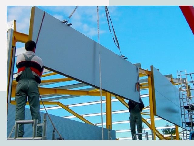 Монтаж сэндвич-панелей в Биробиджане от 608 руб.