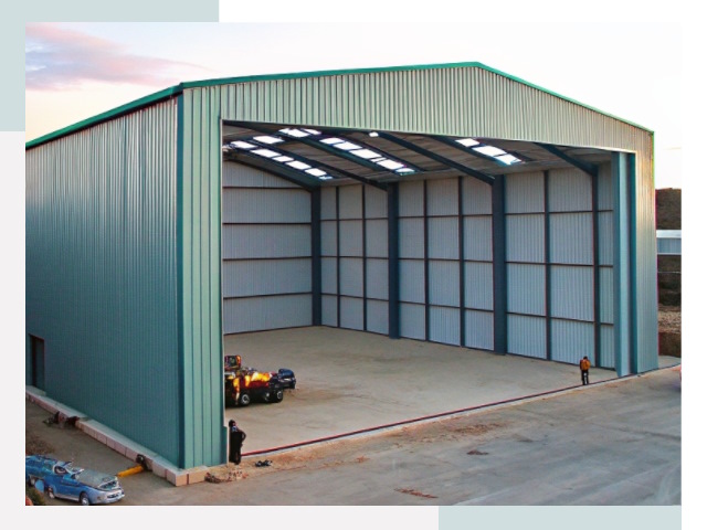 Строительство ангаров в Биробиджане