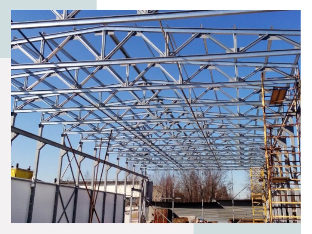 Металлокаркасы для складов в Биробиджане